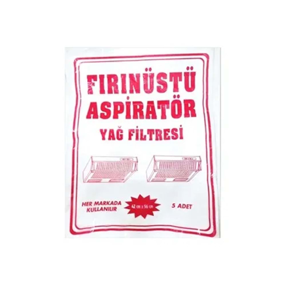 Aspiratör Bez Filtre (5ad) 42x55