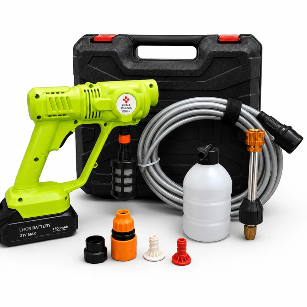 KLİMA TEMİZLEME POMPASI TAŞINABİLİR 21V 1500MAH ARTİKO