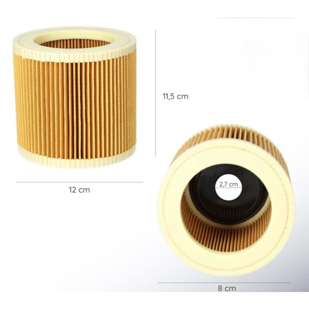 KARCHER WD 2-3 SİLİNDİR FİLTRE