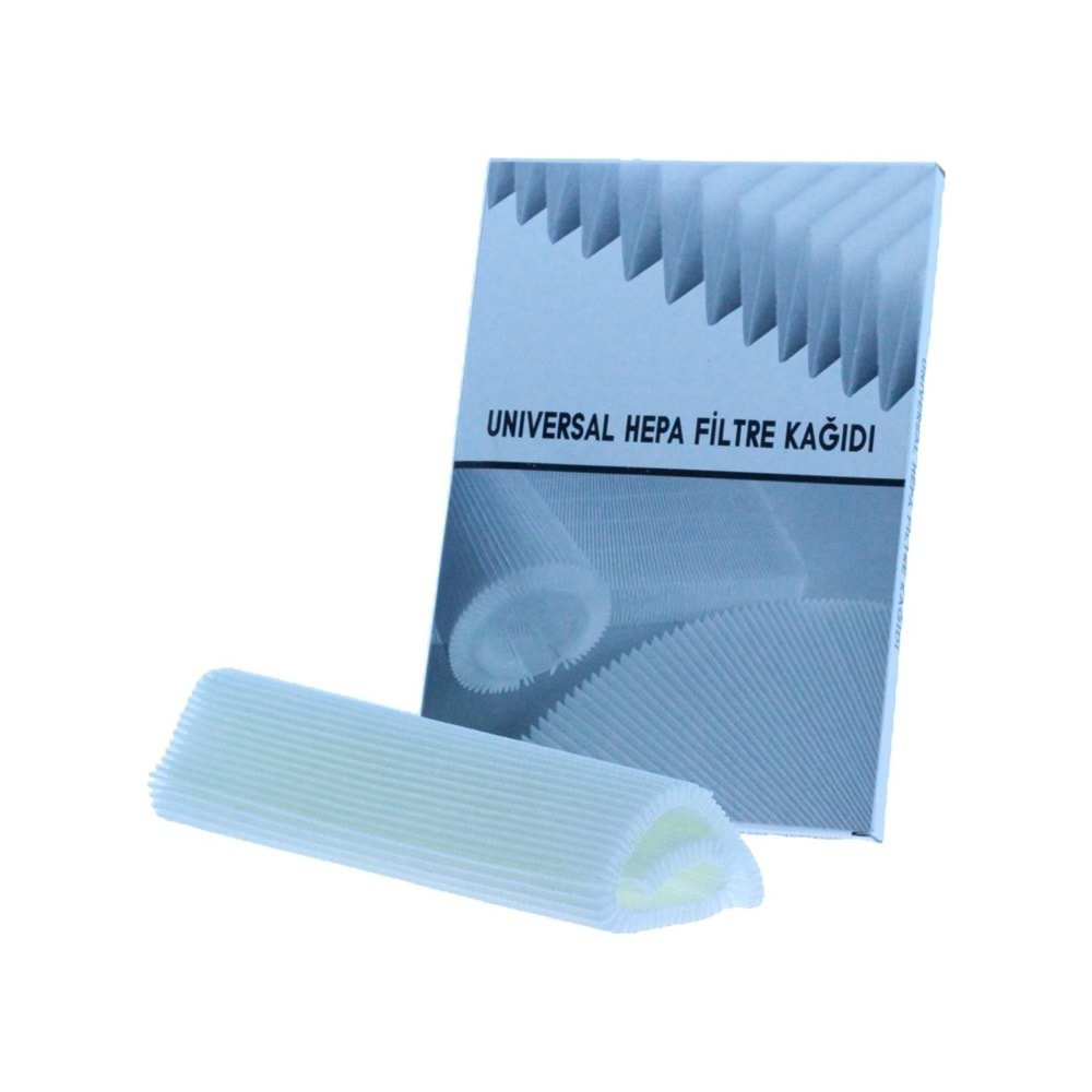 Universal Hepa Kağıdı Akardiyon 15 mm Kutulu
