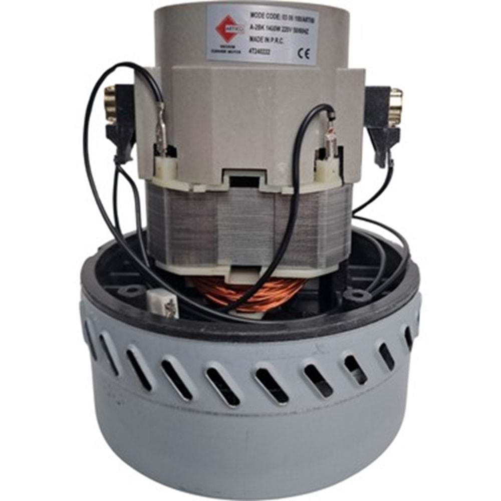 ART60CP Çift Fanlı Süpürge Motoru (Bakır Sargı 1400W)