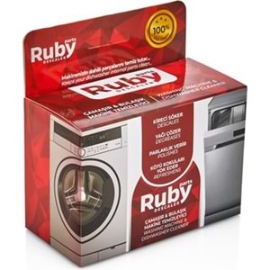 Çamaşır Makinesi ve Bulaşık Makinesi Temizleme Tozu Ruby