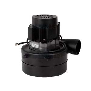 Ametek Çift Fanlı Egzozlu Süpürge Motoru (400W 24V)