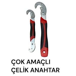 Güçlendirilmiş Çok Amaçlı Çelik Anahtar