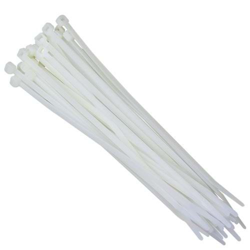 BEYAZ KABLO BAĞI 3.6x250mm 100AD