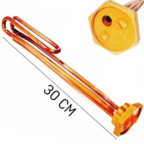 ÇAY KAZANI REZİSTANSI 1-1/4 30CM 2000W İTALYAN