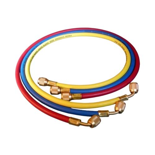 HONGSEN GAZ ŞARJ HORTUMU 3.LÜ SET 90CM R410