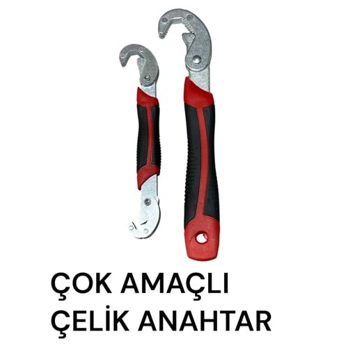 GÜÇLENDİRİLMİŞ ÇOK AMAÇLI ÇELİK ANAHTAR