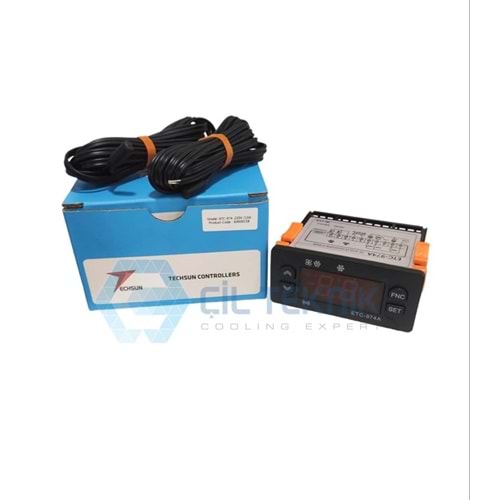 Dijital Termostat ETC-974 Çift Prob Techsun