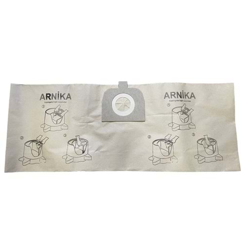 Arnica Yıkamalı 10'lu Paket Kağıt Toz Torbası