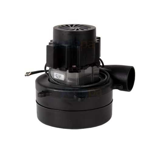 Ametek Çift Fanlı Egzozlu Süpürge Motoru (400W 24V)