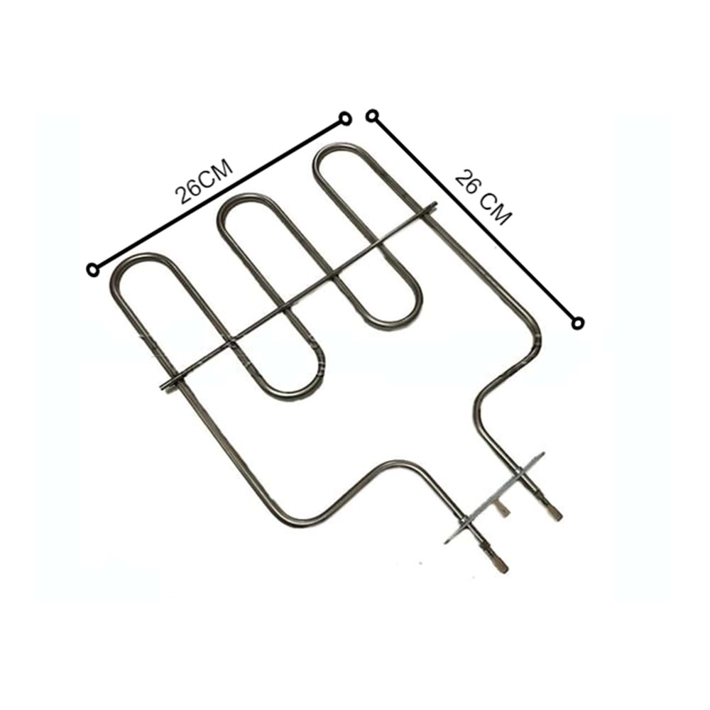 Fırın Rezistansı 1300W. 220V SOKET KISMI 4,5CM